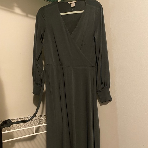 Army green Dress - Picture 2 of 2